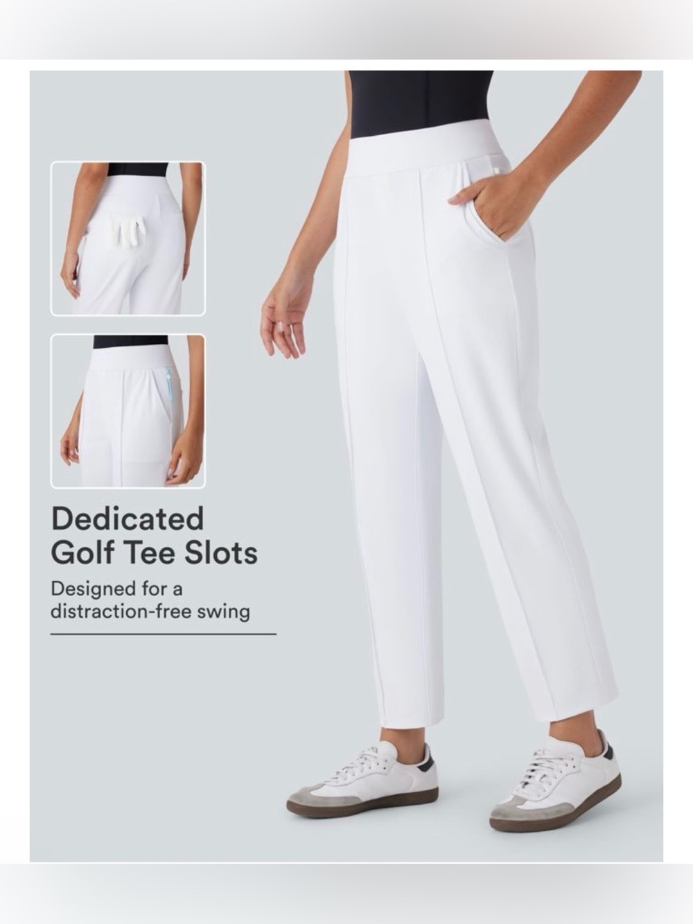 ⛳️🤍🏌️♀️OUT OF STOCK NWT HALARA XL 7/8 Golf Pants 🏌️♀️🤍⛳️
